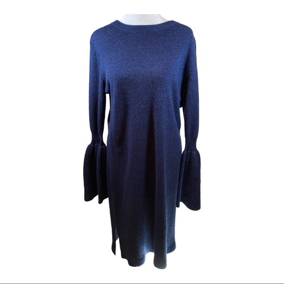 Philosophy for Republic Navy Blue 100% Cashmere Dress Size XL - Picture 9 of 16
